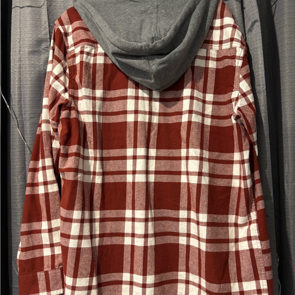Aeropostale Red and Gray Sweatshirt Hoodie